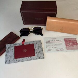Jacques Marie Mage Silverton Sunglasses with Certificate Limited Edition